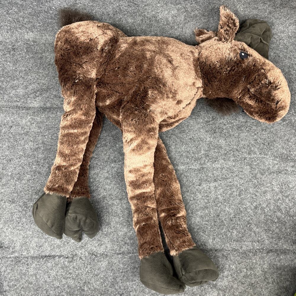 IKEA Strova Swedish Moose Lovey Plush Stuffed Animal Long Floppy Legs 20" Soft